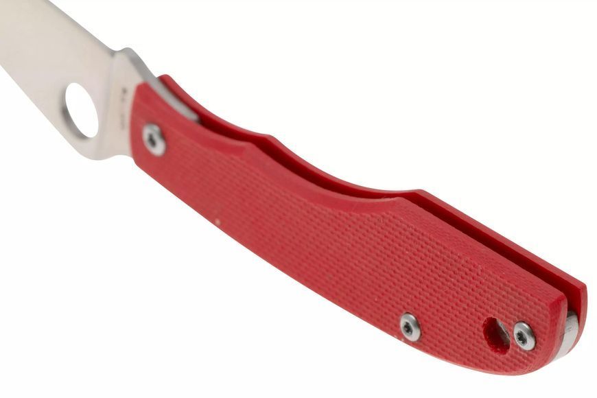 Ніж Spyderco Grasshopper 12C27 G-10 Red C138GRDP 871680 фото