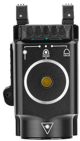 Фонарь с ЛЦУ Olight Baldr Mini Black Зеленый ЛЦУ (600 Lm) 0.0002.0025 23703240 фото