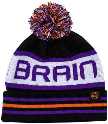 Шапка Brain Black/White/Violet One size Фіолетовий 18585056 фото