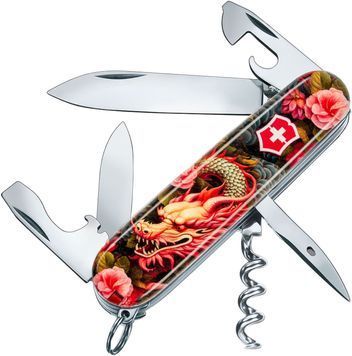 Швейцарський ніж Victorinox 1.3603_Z3300p Swiss Army Spartan Zodiac Китайський зелений дракон 619219 фото