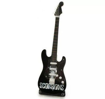 Гитара Scorpions миниатюра дерево GUITAR SCORPIONS BLACK 24 см (DN29904) V77550278 фото