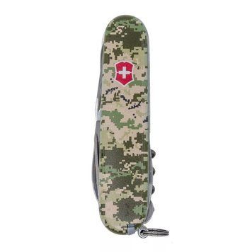 Швейцарський ніж Victorinox Climber Army Піксель з червоним лого (1.3703.3.W3941p) V77552899 фото