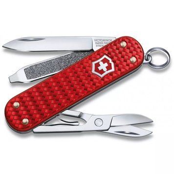 Швейцарський ніж Victorinox Classic SD Precious Alox Червоний (0.6221.401G) V77552886 фото
