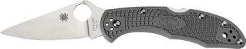 Ніж Spyderco Delica 4 Flat Ground Grey C11FPGY 870135 фото