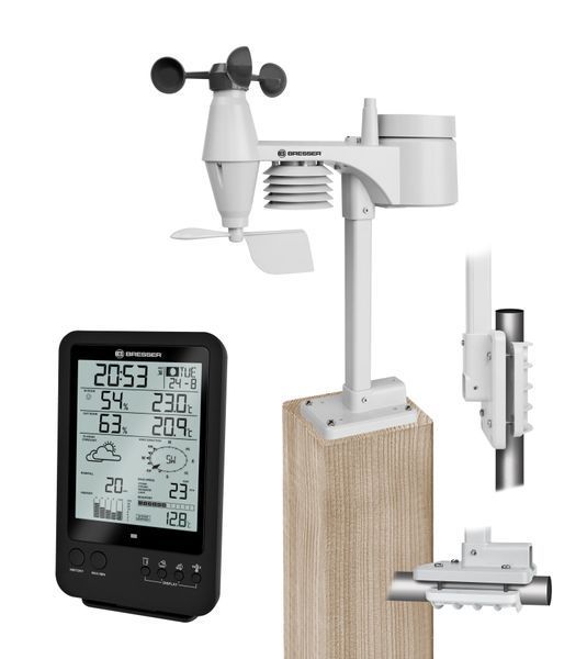Метеостанція Bresser Weather Center 5-in-1 Black 7002510 фото