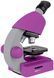 Мікроскоп Bresser Junior 40x-640x Purple з набором для дослідів і адаптером для смартфона 8851300GSF000 фото 2