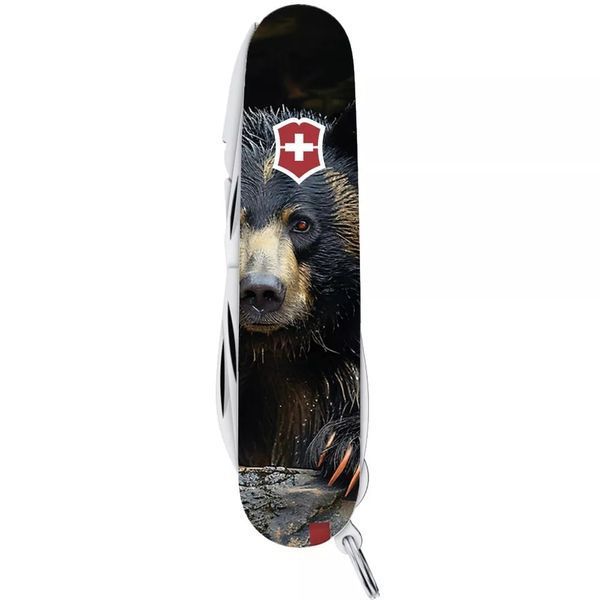 Швейцарський ніж Victorinox Fieldmaster Animal 91 мм 16 функцій Чорний ведмідь (1.4713.3_F1100pw) V77552776 фото