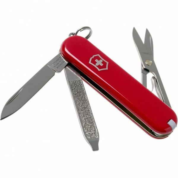 Швейцарский нож-брелок Victorinox Classic SD Красный мини блистер 0.6223.B V77554116 фото