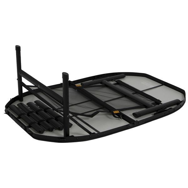 Стол Bo-Camp Northgate Oval 120x80 cm Black/Grey (1404187) DAS302568 фото