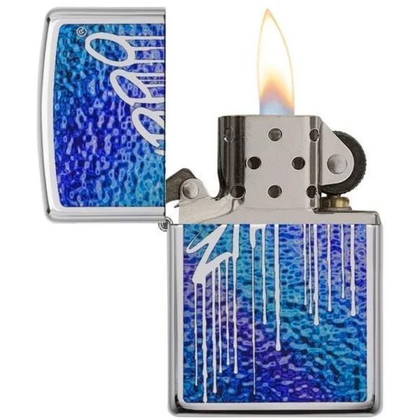Запальничка Zippo Fuzion Liquid Logo 29097 V77553873 фото