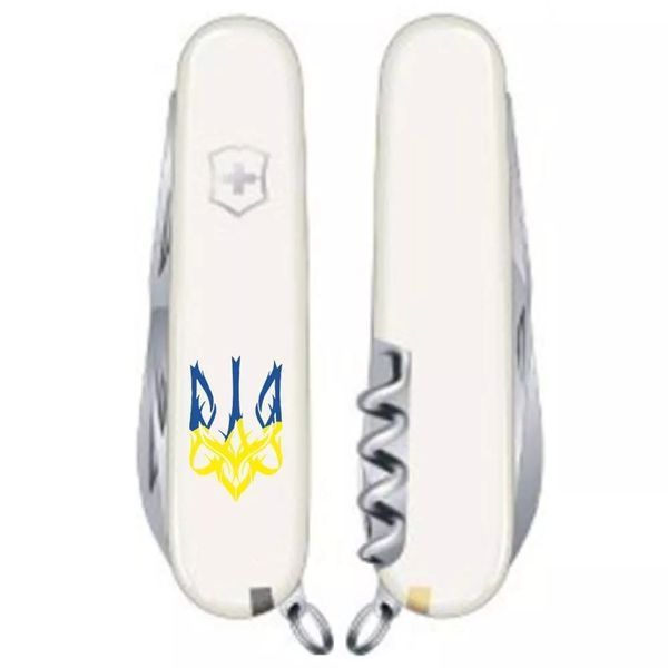 Швейцарский нож Victorinox Spartan Ukraine Трезубец готический (1.3603.7_T0637u) V77553057 фото