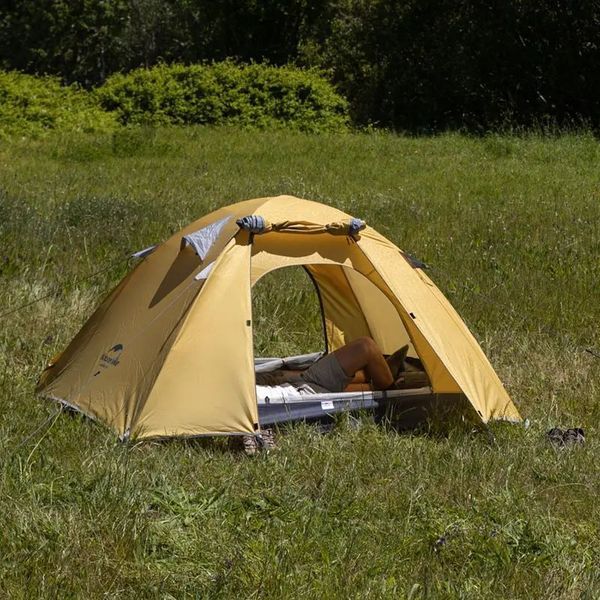Намет двомісний Naturehike P-Series NH18Z022-P, 210T/65D, темний Хаки 88604 фото