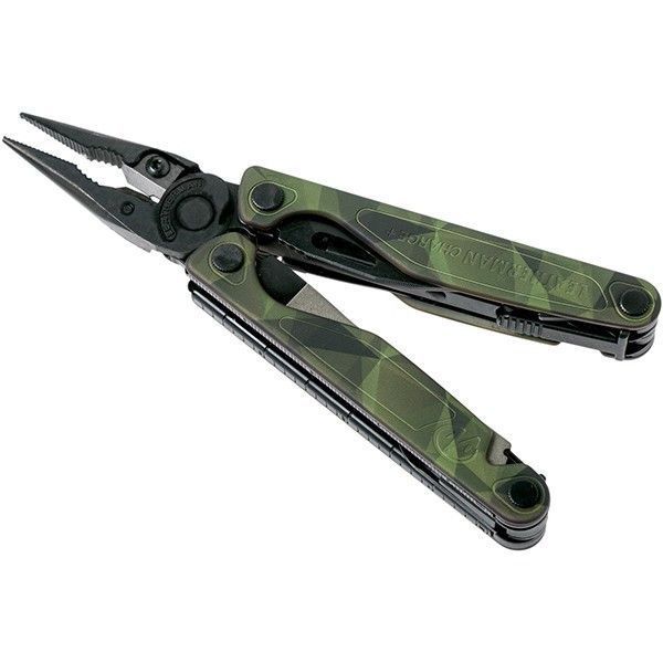 Мультитул Leatherman Charge Plus Camo Forest + чехол + клипса + кольцо для темляка 832710 4007583 фото
