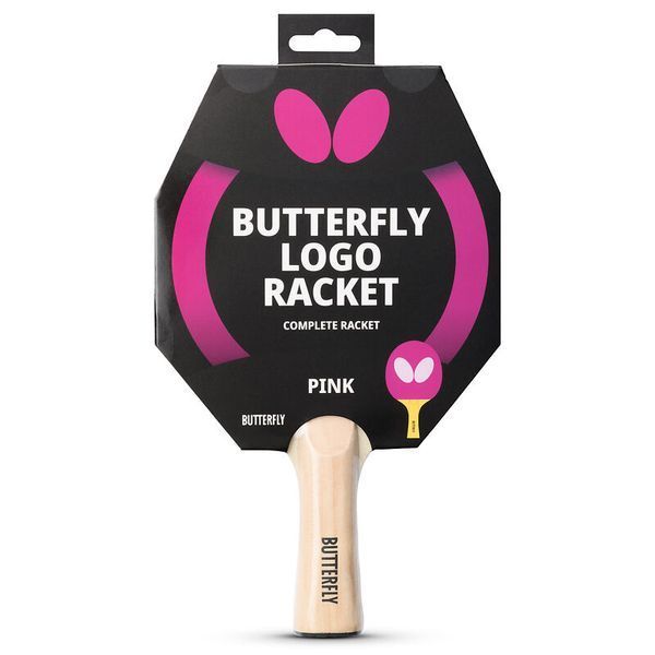 Ракетка для настольного тенниса Butterfly Logo Racket Pink FL 6017873302 932192 фото
