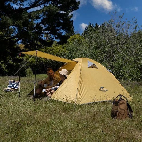 Намет двомісний Naturehike P-Series NH18Z022-P, 210T/65D, темний Хаки 88604 фото