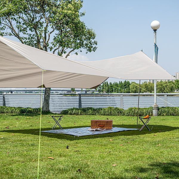 Килимок кемпінговий багатофункціональний PE Naturehike&nbsp;NH20FCD03, алюмінієва плівка, Розмір L 77915 фото
