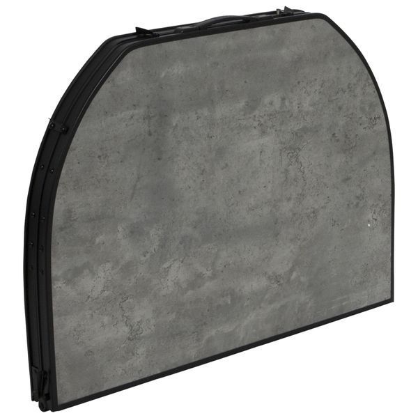 Стол Bo-Camp Northgate Oval 120x80 cm Black/Grey (1404187) DAS302568 фото
