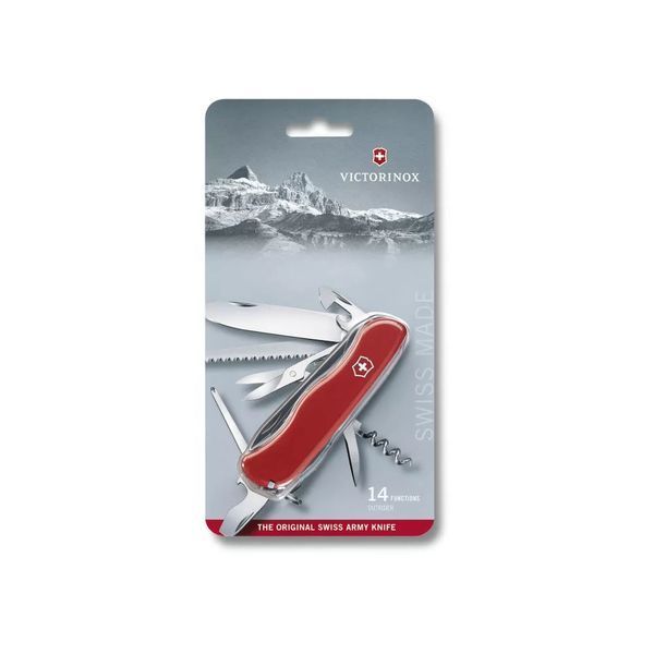 Швейцарський ніж Victorinox Outrider Червоний, блістер 0.8513.B1 V77554144 фото