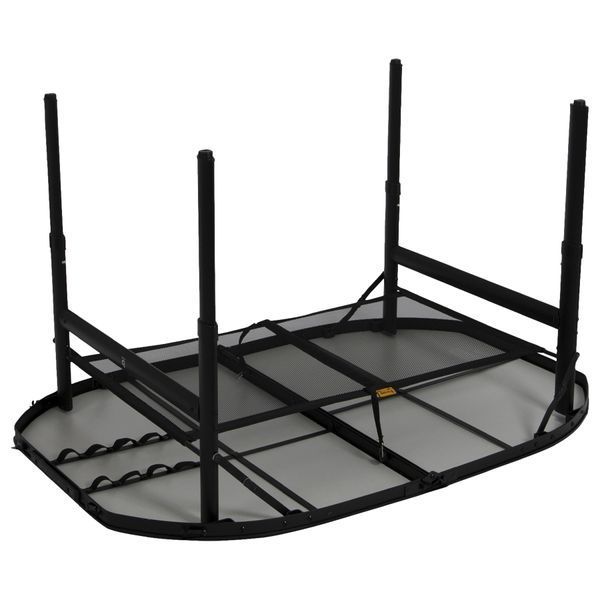 Стол Bo-Camp Northgate Oval 120x80 cm Black/Grey (1404187) DAS302568 фото