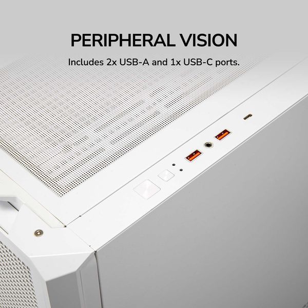 Корпус Cougar MX600 RGB, белый MX600 RGB White 1606608 фото