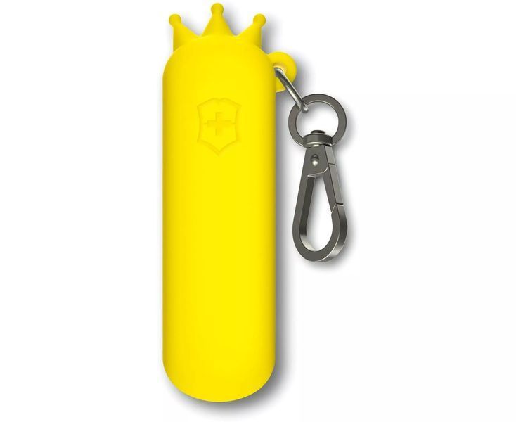 Чохол силіконовий Victorinox Crown Sunny Side для ножів Classic 58мм 1-2 шари Жовтий (4.0450) V77553329 фото