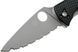 Ніж Spyderco Tenacious Lightweight Серейтор C122SBK 871391 фото 6