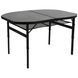 Стол Bo-Camp Northgate Oval 120x80 cm Black/Grey (1404187) DAS302568 фото 1
