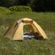 Намет тримісний Naturehike P-Series NH18Z033-P 210T/65D, жовтий 90779 фото 6