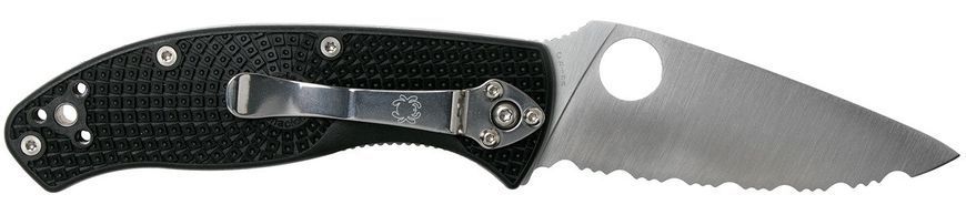 Ніж Spyderco Tenacious Lightweight Серейтор C122SBK 871391 фото