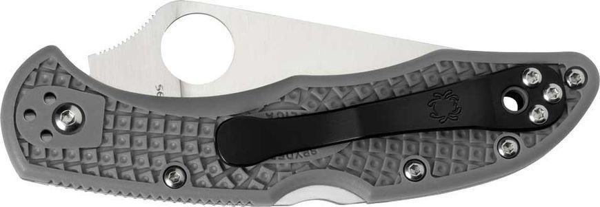 Ніж Spyderco Delica 4 Flat Ground Grey C11FPGY 870135 фото