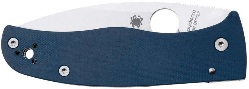 Ніж Spyderco Bodacious CPM SPY27 G-10 Cobalt Blue C263GPCBL 871768 фото