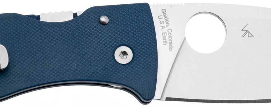 Ніж Spyderco Bodacious CPM SPY27 G-10 Cobalt Blue C263GPCBL 871768 фото