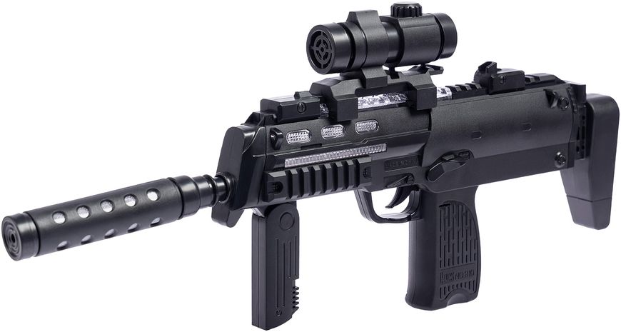 Автомат світло-звуковий ZIPP Toys HK MP7 Чорний 5320120 фото