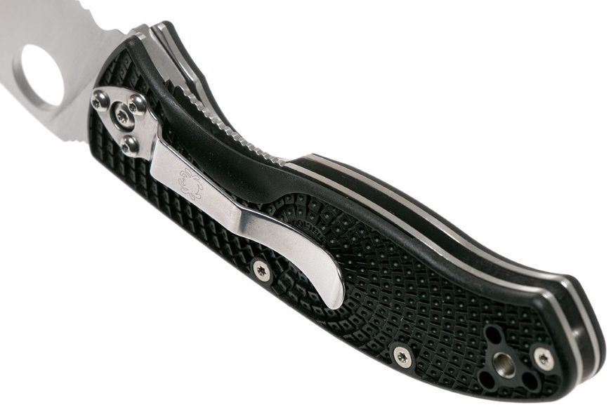 Ніж Spyderco Tenacious Lightweight Серейтор C122SBK 871391 фото