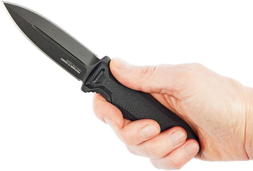 Нож SOG Pentagon FX Covert Black SOG-17-61-03-57 12580283 фото