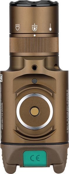 Ліхтар з ЛЦВ Olight Baldr Pro R Desert Tan (1350 Lm) Зелений ЛЦВ Baldr Pro R DT 23703521 фото