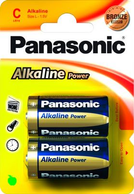 Батарея Panasonic ALKALINE POWER C BLI 2 39920002 фото
