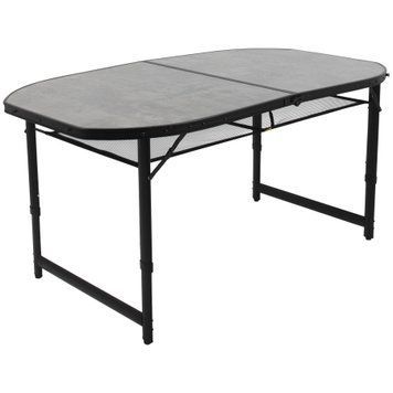 Стол Bo-Camp Northgate Oval 150x80 cm Black/Grey (1404188) DAS302569 фото