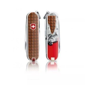 Швейцарський ніж Victorinox Classic Chocolate 58 мм 7 функцій З малюнком (0.6223.842) V77552148 фото