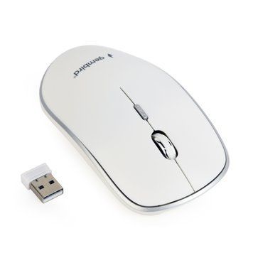 Бездротова оптична мишка Gembird MUSW-4B-01-W MUSW-4B-01-W 1604376 фото
