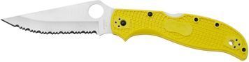 Ніж Spyderco Stretch 2 XL Yellow H-2 Cеррейтор C258SYL 871651 фото