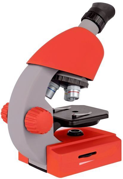 Мікроскоп Bresser Junior 40x-640x Red з набором для дослідів і адаптером для смартфона 8851300E8G000 фото
