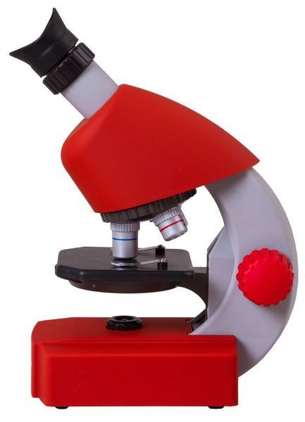 Мікроскоп Bresser Junior 40x-640x Red з набором для дослідів і адаптером для смартфона 8851300E8G000 фото