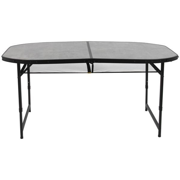 Стіл Bo-Camp Northgate Oval 150x80 cm Black/Grey (1404188) DAS302569 фото