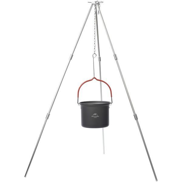 Тринога трьохсекційна для казана Naturehike Light Tripod NH17S00S-G, алюміній / сталь 62958 фото
