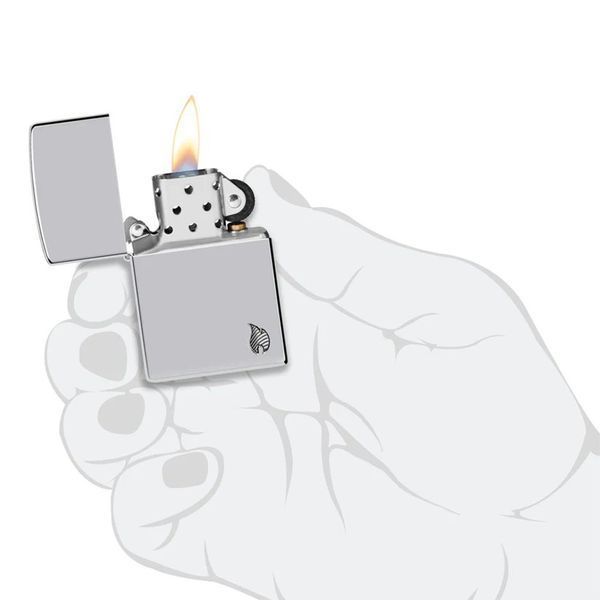 Зажигалка Zippo 167 Armor Chrome Flame Design 46396 V77553897 фото