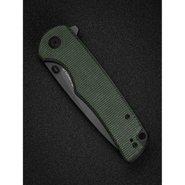 Нож Sencut Praktisk, (9,1 см) 9Cr18MoV / Micarta Темно-Зеленый S24019-3 999996907 фото