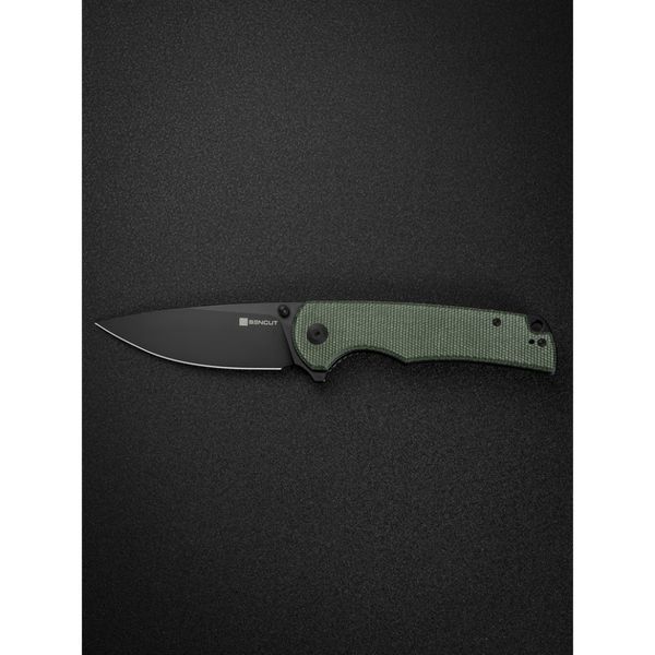 Нож Sencut Praktisk, (9,1 см) 9Cr18MoV / Micarta Темно-Зеленый S24019-3 999996907 фото