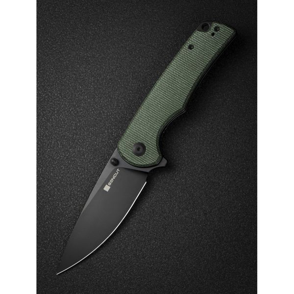 Нож Sencut Praktisk, (9,1 см) 9Cr18MoV / Micarta Темно-Зеленый S24019-3 999996907 фото