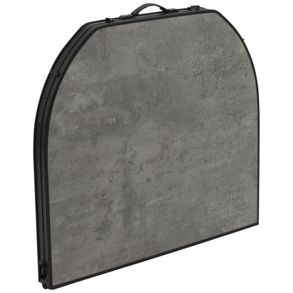 Стіл Bo-Camp Northgate Oval 150x80 cm Black/Grey (1404188) DAS302569 фото